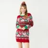 Women's Celebrate Together Holiday Snowflake Sweater Dress