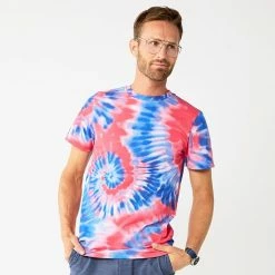 Men's Celebrate Together All American Dye Effect Tee