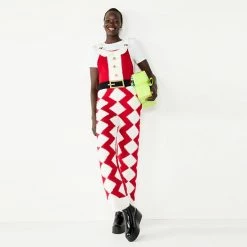 Women's Celebrate Together™ Sleeveless Santa Christmas Jumpsuit