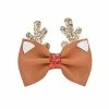 Celebrate Together™ Brown Bow With Glitter Antlers Hair Clip