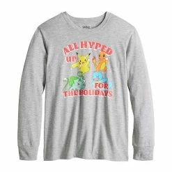 Boys 8-20 Celebrate Together Pokemon "All Hyped" Holiday Graphic Tee