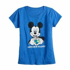 Disney's Mickey Mouse Girls 7-16 Planet Earth Graphic Tee By Celebrate Together™