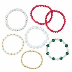 Celebrate Together Christmas Colors Nickel Free Bracelet Set