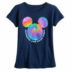 Disney's Mickey Mouse Girls 7-16 Tie Dye Head Graphic Tee By Celebrate Together™