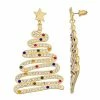 Celebrate Together™ Gold Tone Christmas Tree Earrings