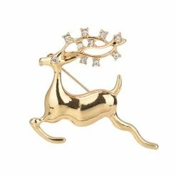 Celebrate Together™ Gold Tone Nickel Free Reindeer Pin