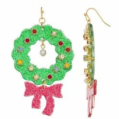 Celebrate Together™ Christmas Wreath Earrings