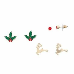 Celebrate Together Christmas Trio Nickel Free Earring Set