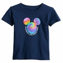 Disney's Mickey Mouse Toddler Girl Tie Dye Head Graphic Tee By Celebrate Together™