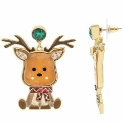 Celebrate Together™ Reindeer With Scarf Drop Earrings