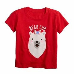 Toddler Girl Celebrate Together™ Bear Cub Patriotic Graphic Tee