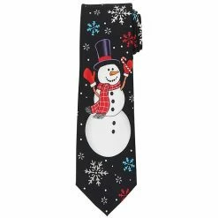 Men's Celebrate Together™ Holiday Pattern Tie Snowman -Celebrate Together store unnamed file 55