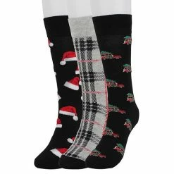 Men's Celebrate Together 3-pack Holiday Fashion Socks Hoppy Holidays -Celebrate Together store unnamed file 74