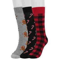Men's Celebrate Together 3-pack Holiday Fashion Socks Hoppy Holidays -Celebrate Together store unnamed file 77