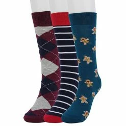 Men's Celebrate Together 3-pack Holiday Fashion Socks Hoppy Holidays -Celebrate Together store unnamed file 78