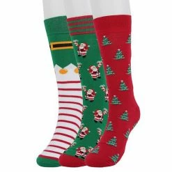 Men's Celebrate Together 3-pack Holiday Fashion Socks Hoppy Holidays -Celebrate Together store unnamed file 79