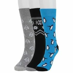 Men's Celebrate Together 3-pack Holiday Fashion Socks Hoppy Holidays -Celebrate Together store unnamed file 80
