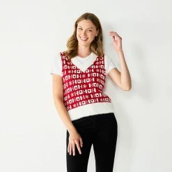 Women's Celebrate Together™ Sleeveless V-Neck Christmas Sweater Vest